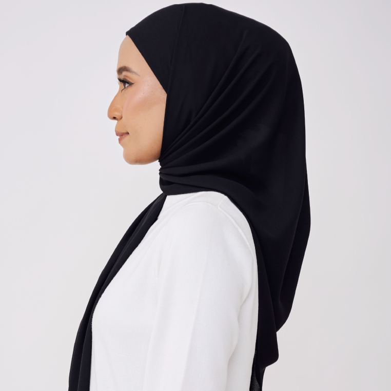 JASMINE ONE LAYER INSTANT BAWAL - BLACK