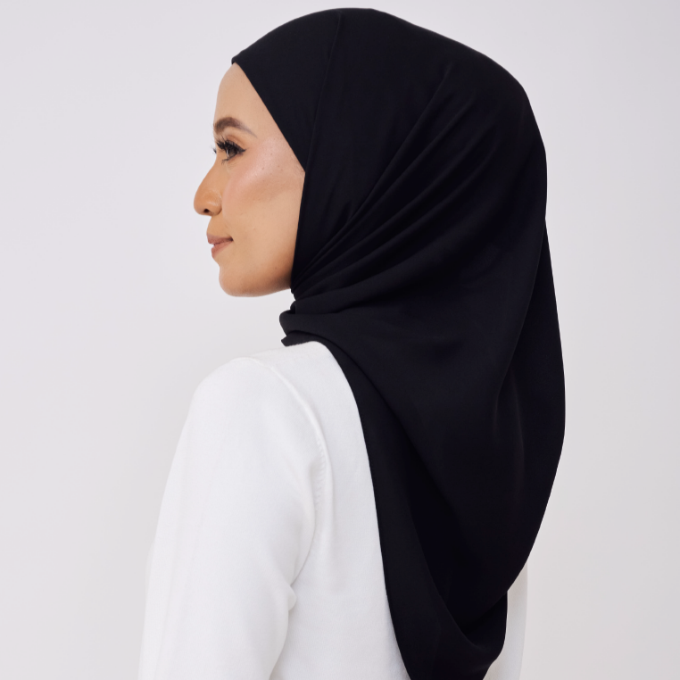 JASMINE ONE LAYER INSTANT BAWAL - BLACK
