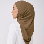 JASMINE ONE LAYER INSTANT BAWAL - MOSS BROWN
