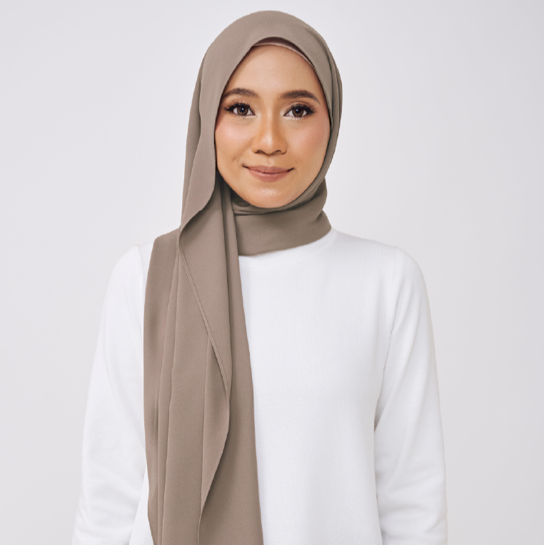 JASMINE LOOSE SHAWL (NO INNER) - ALMOND GREY