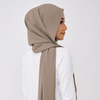 JASMINE LOOSE SHAWL (NO INNER) - ALMOND GREY