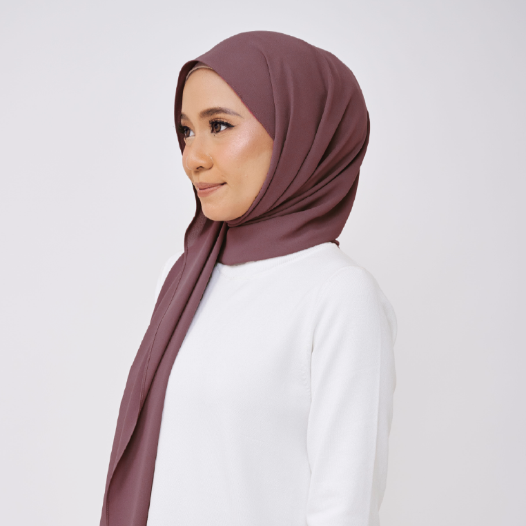 JASMINE LOOSE SHAWL (NO INNER) - DEEP MAUVE