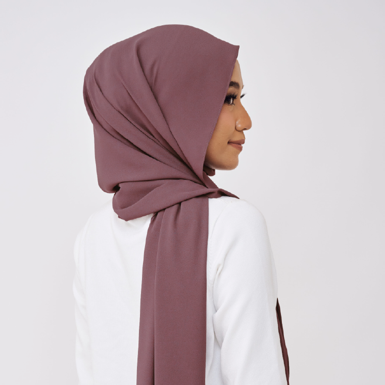JASMINE LOOSE SHAWL (NO INNER) - DEEP MAUVE