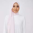 JASMINE HALF MOON SHAWL (NO INNER) - LIGHT PINK
