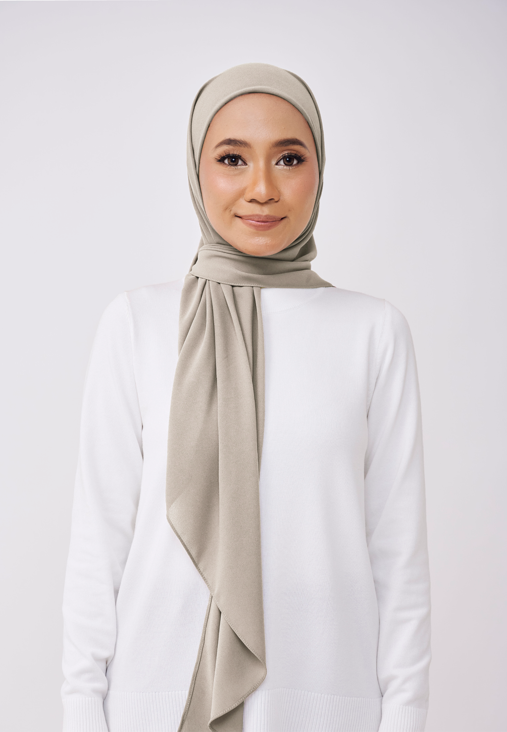 JASMINE ONE LAYER INSTANT BAWAL - ALMOND GREEN