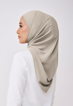 JASMINE ONE LAYER INSTANT BAWAL - ALMOND GREEN