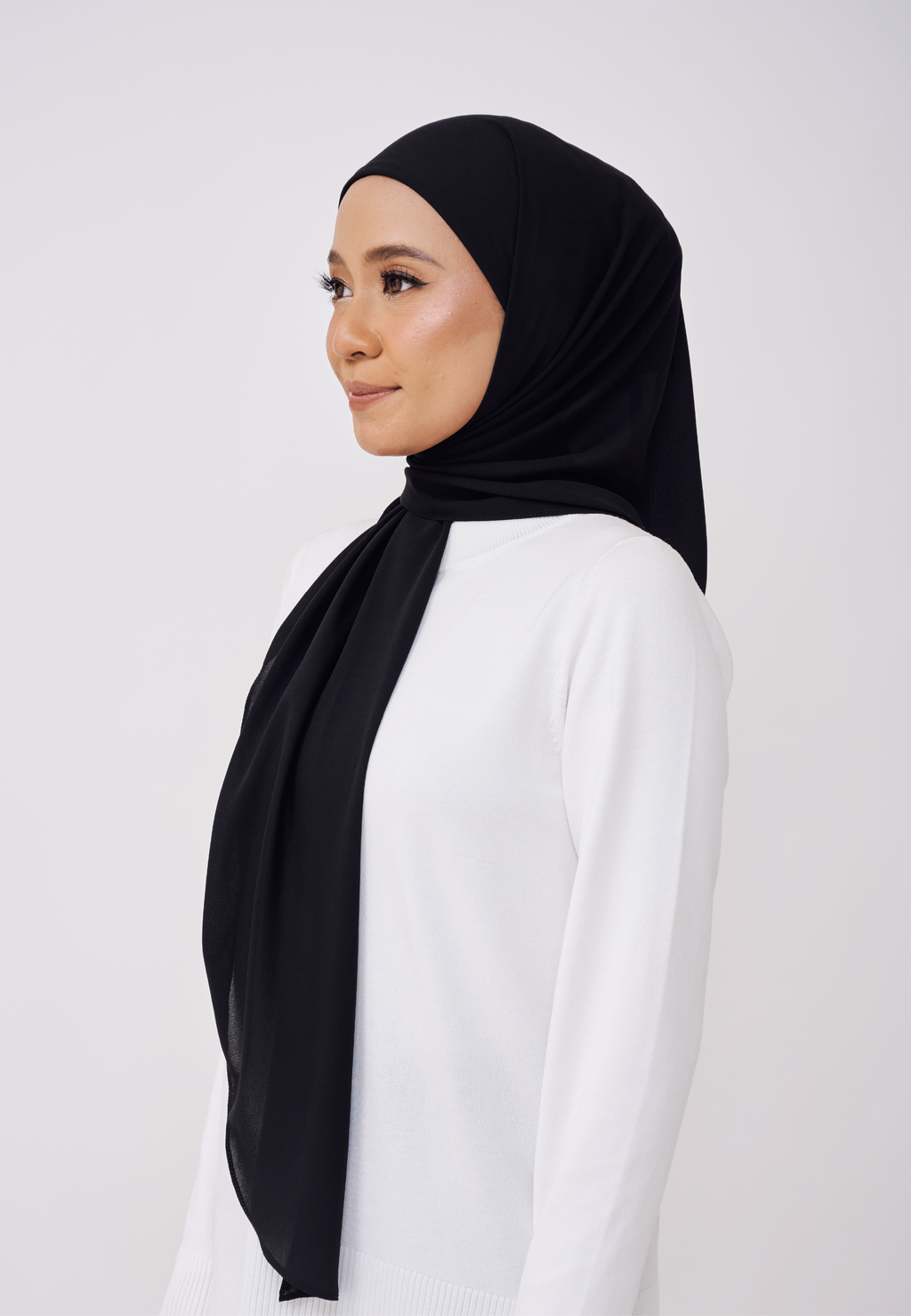 JASMINE ONE LAYER INSTANT BAWAL - BLACK