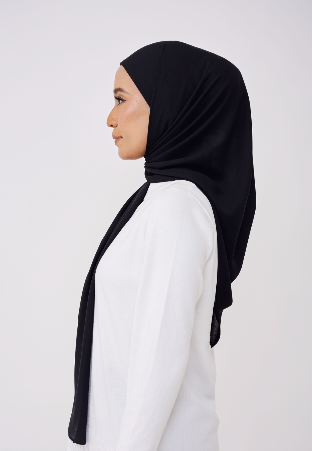 JASMINE ONE LAYER INSTANT BAWAL - BLACK