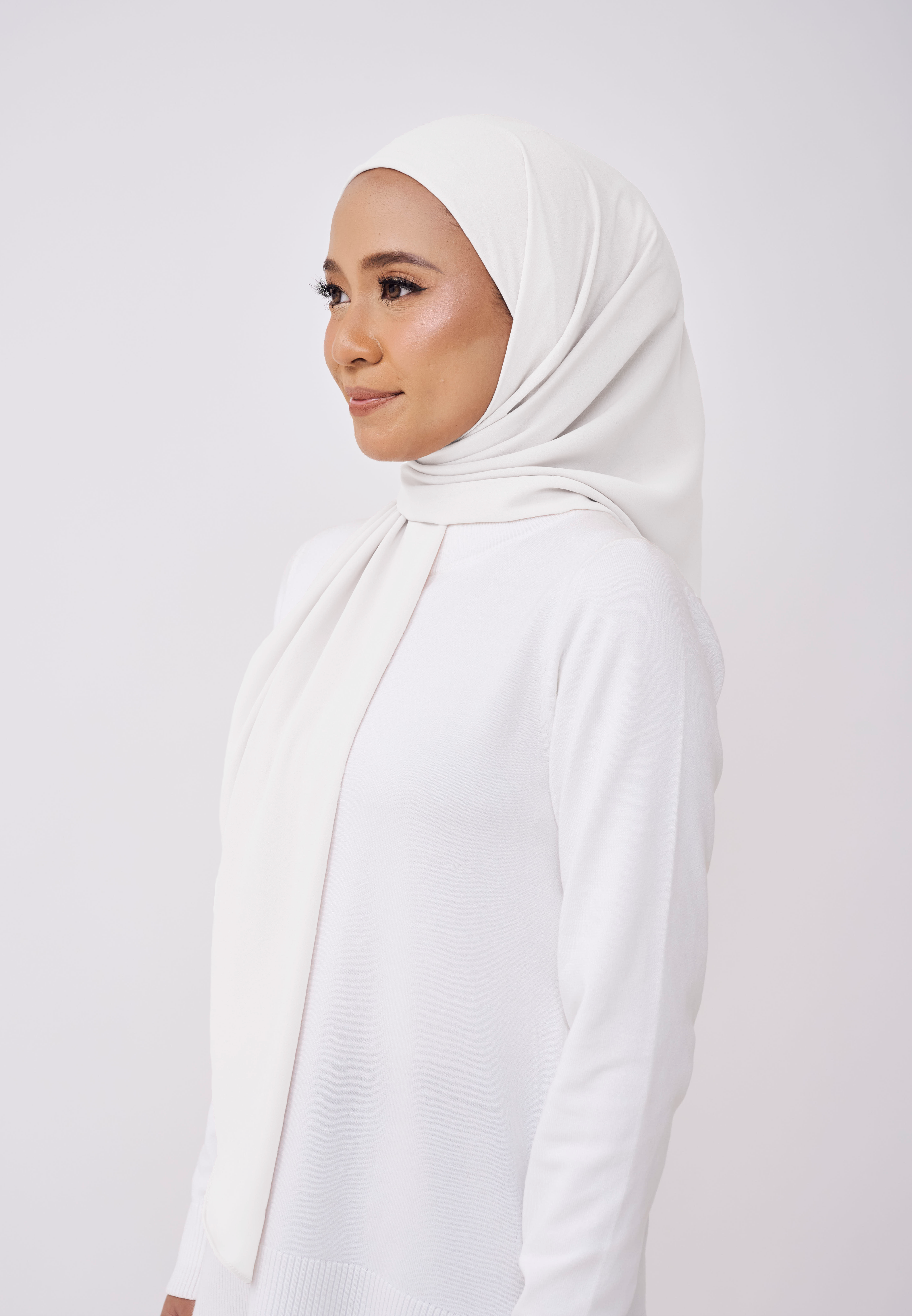 JASMINE ONE LAYER INSTANT BAWAL - PEARL WHITE