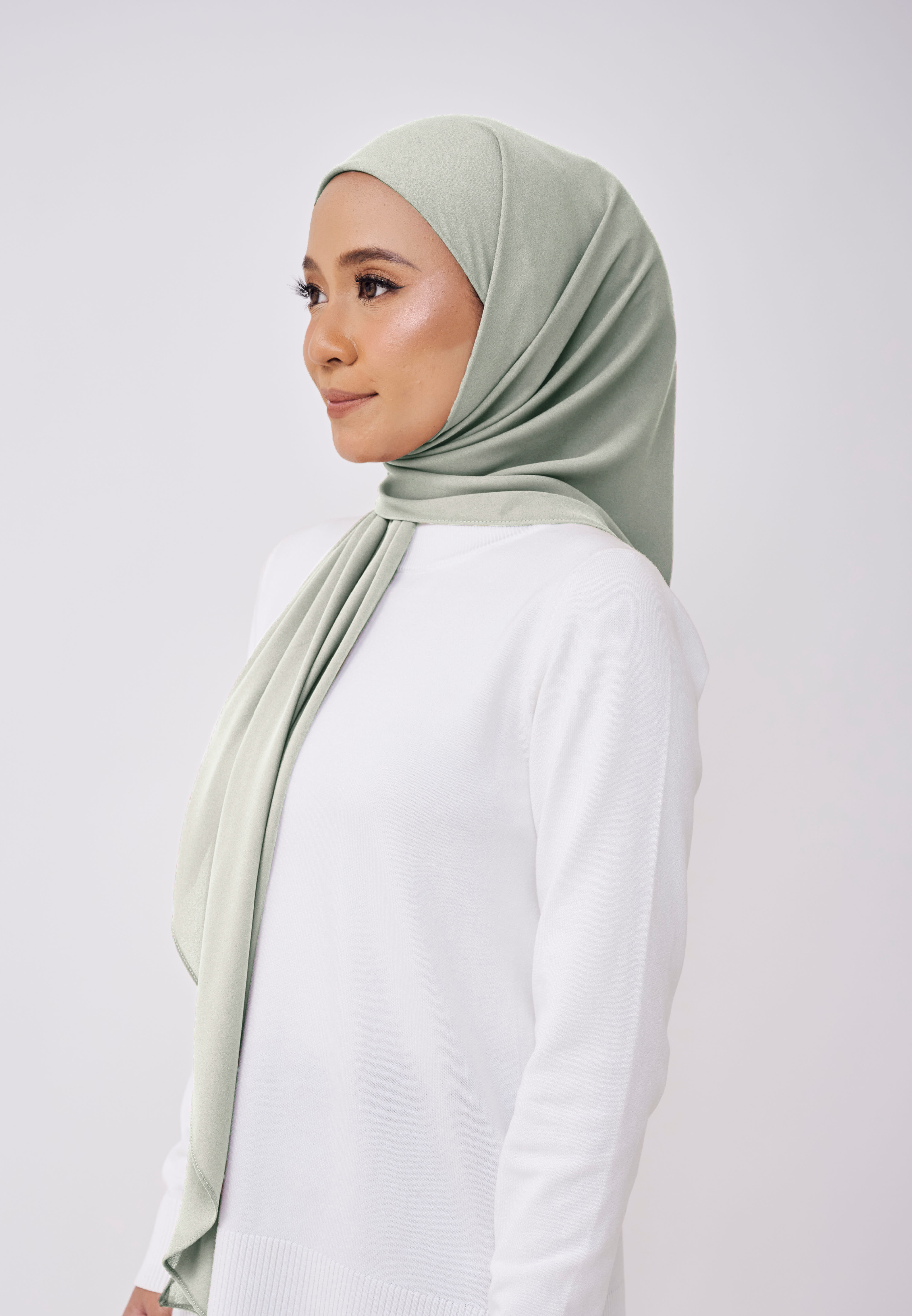 JASMINE ONE LAYER INSTANT BAWAL - SAGE MIST