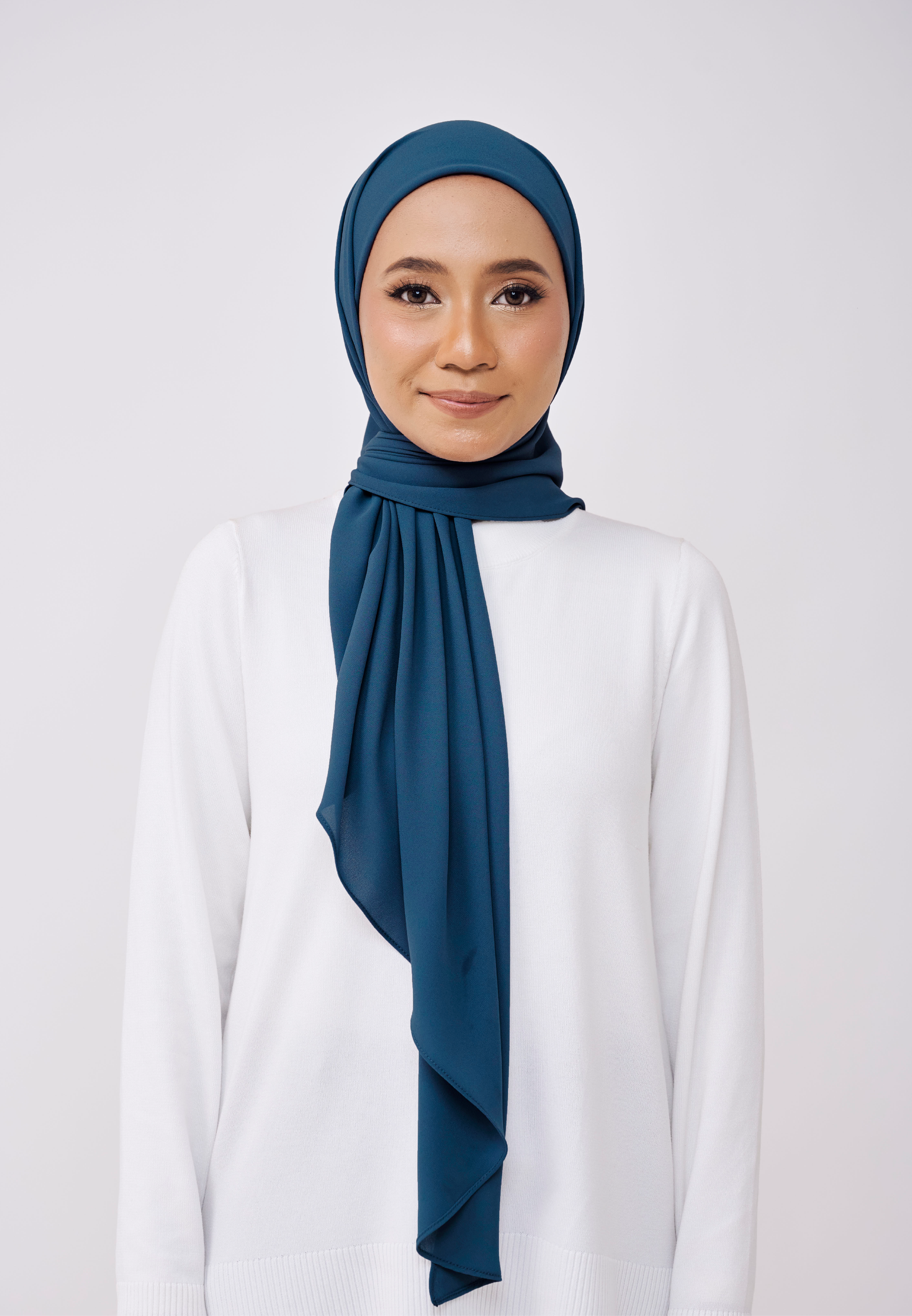 JASMINE ONE LAYER INSTANT BAWAL - TEAL BLUE