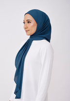 JASMINE ONE LAYER INSTANT BAWAL - TEAL BLUE