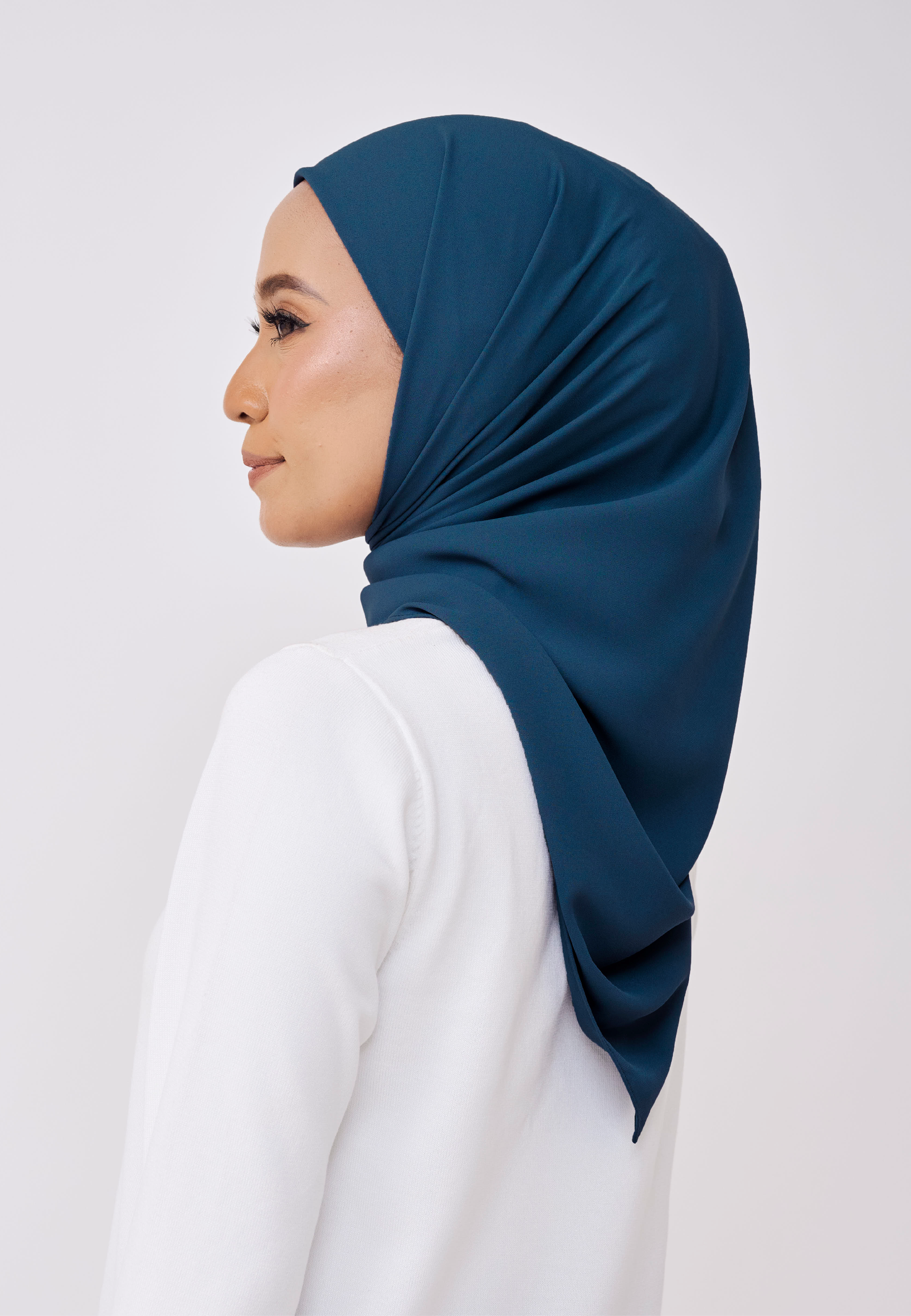 JASMINE ONE LAYER INSTANT BAWAL - TEAL BLUE