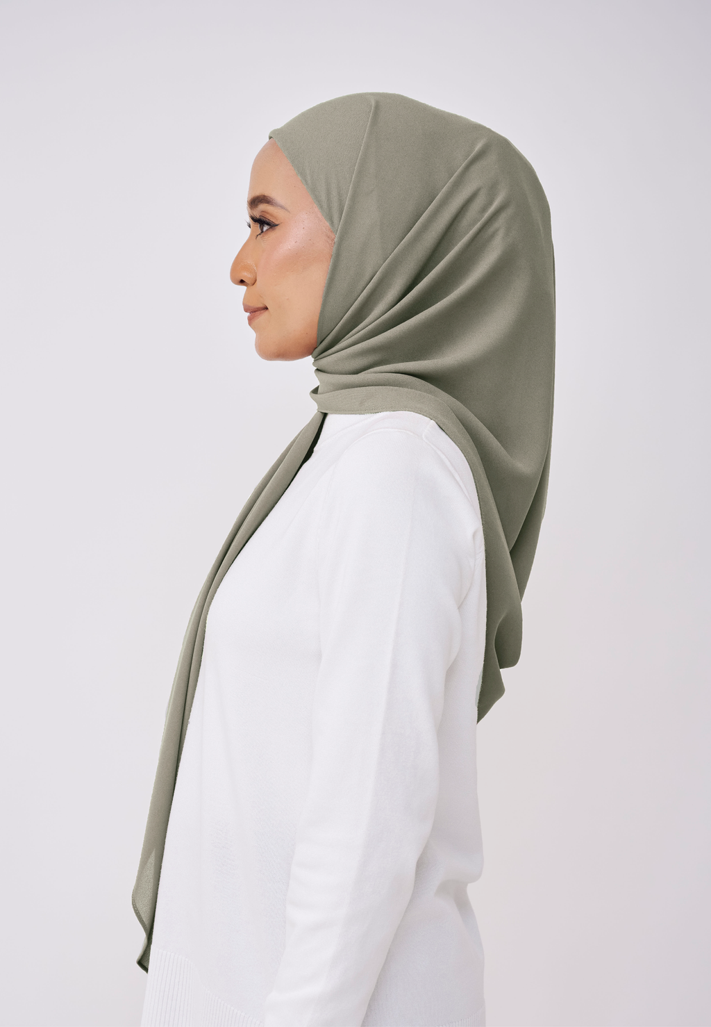 JASMINE ONE LAYER INSTANT BAWAL - THYME GREEN