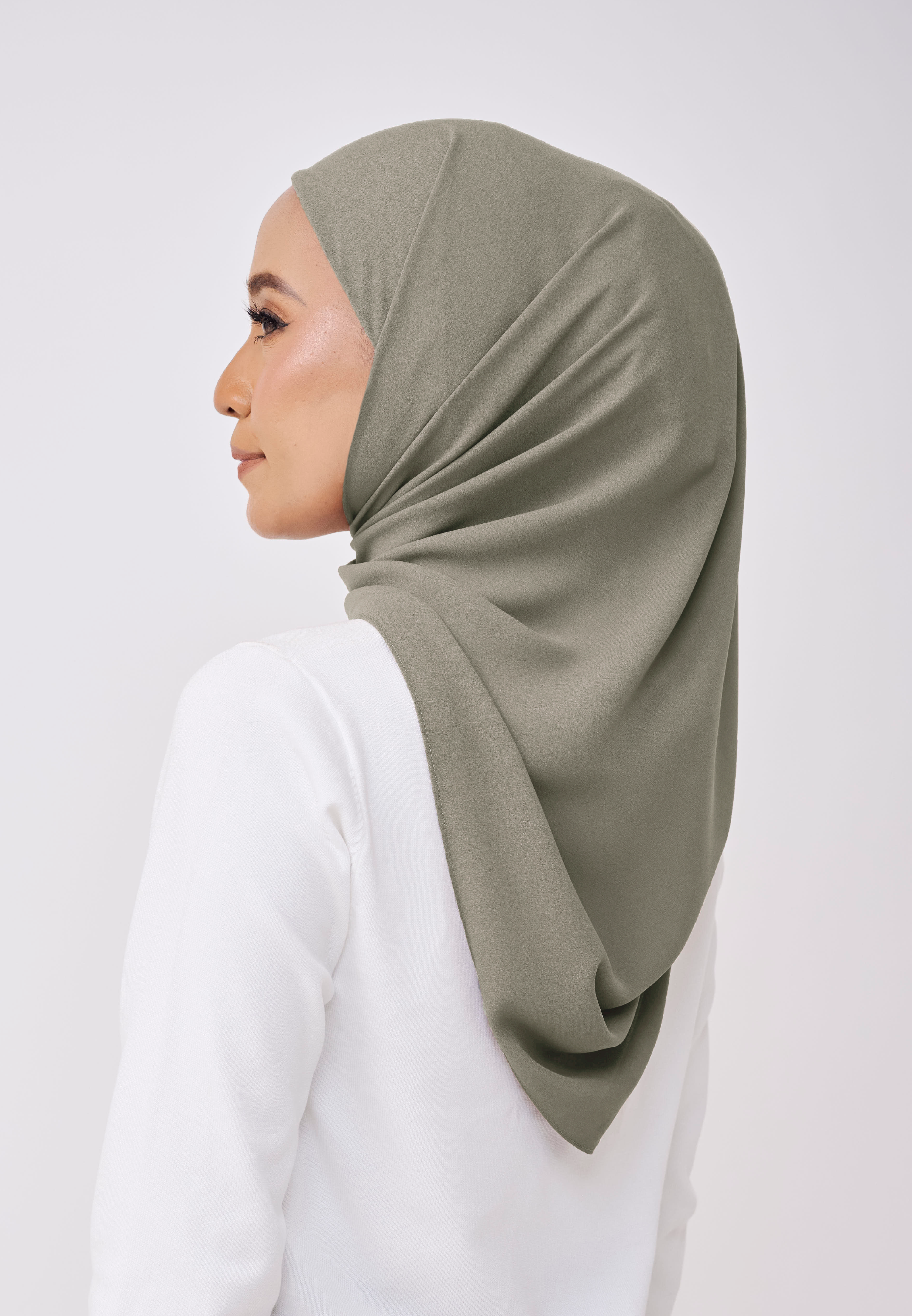 JASMINE ONE LAYER INSTANT BAWAL - THYME GREEN
