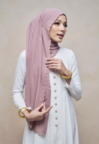 KUNTUM LOOSE SHAWL IN UNGU MASAM