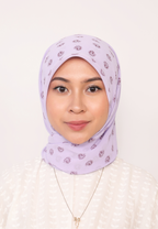 LUMIERÉ PRINTED LOOSE BAWAL - PURPLE PAISLEY