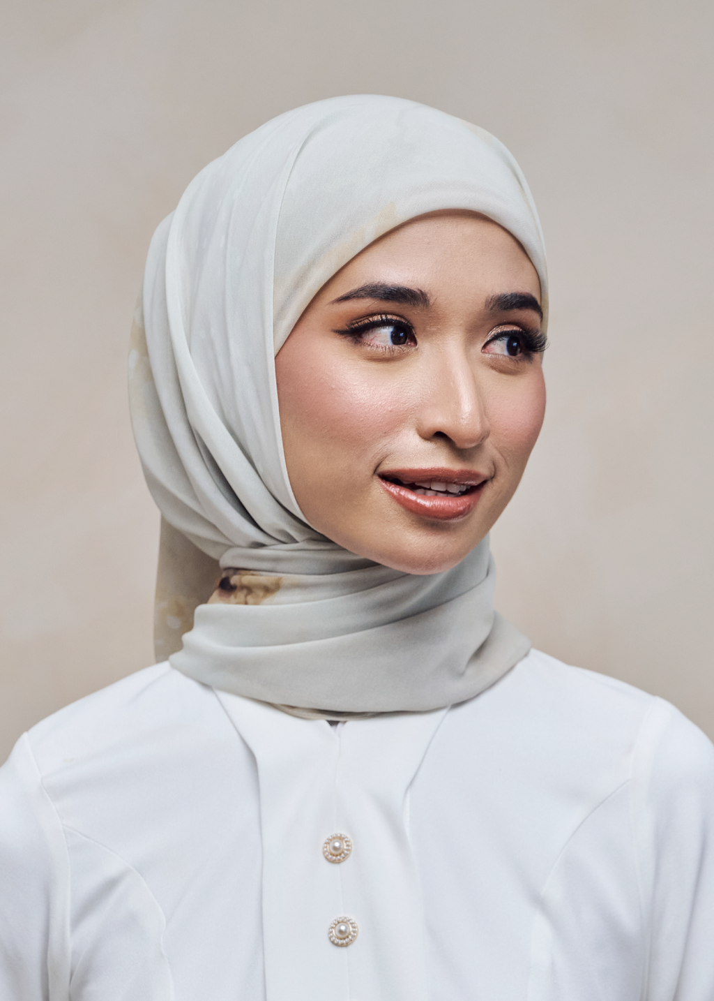 LEBARAN MELANGE LOOSE BAWAL - MARBLE