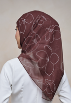 LEBARAN MELANGE LOOSE BAWAL - MAHOGANY