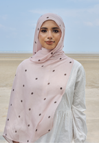 AURA MODAL LOOSE SHAWL - BUTTERCREAM POLKA
