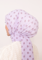 LUMIERÉ PRINTED LOOSE SHAWL - PURPLE PAISLEY