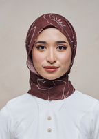 LEBARAN MELANGE LOOSE BAWAL - MAHOGANY