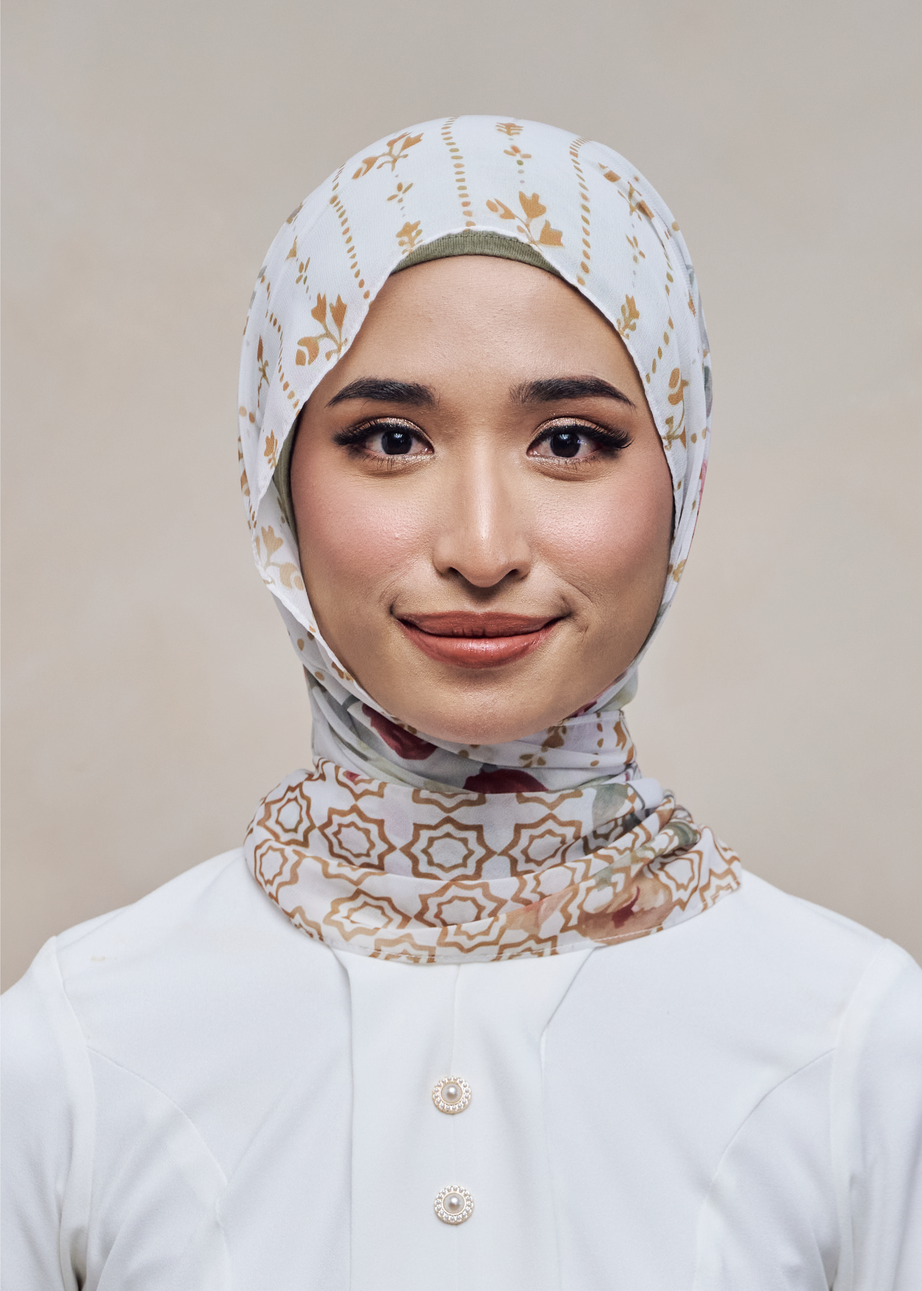 LEBARAN MELANGE LOOSE SHAWL - POTPOURRI