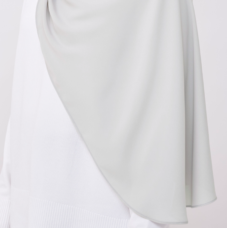 JASMINE HALF MOON INSTANT SHAWL - LIGHT SAGE