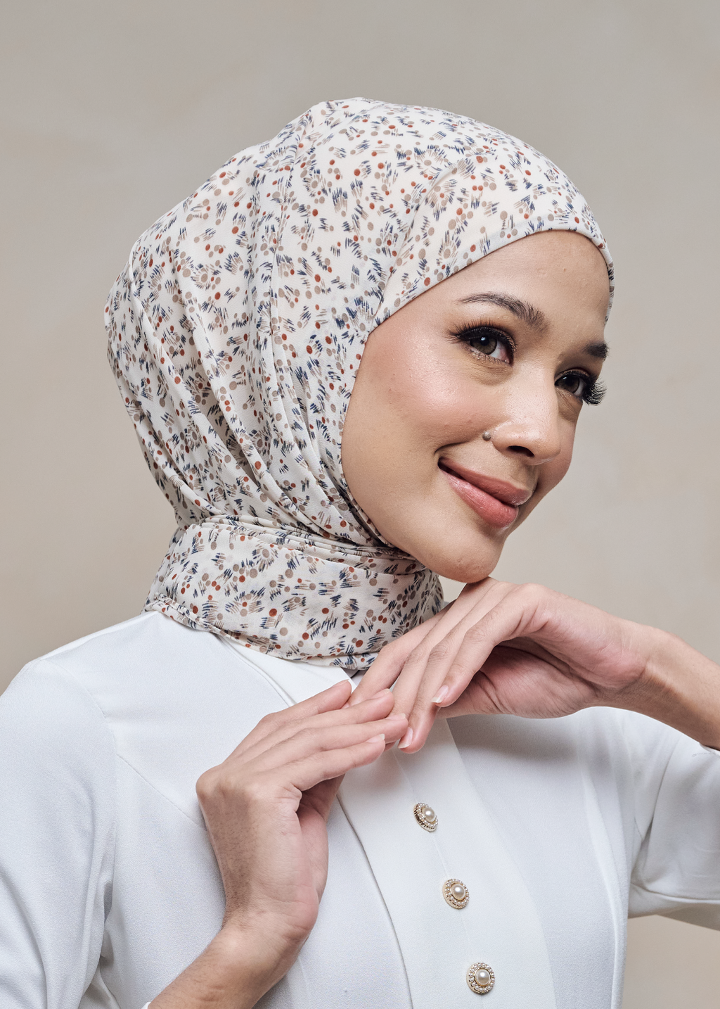 ANOM NIRMALA INSTANT PRINTED SHAWL - LENTIK