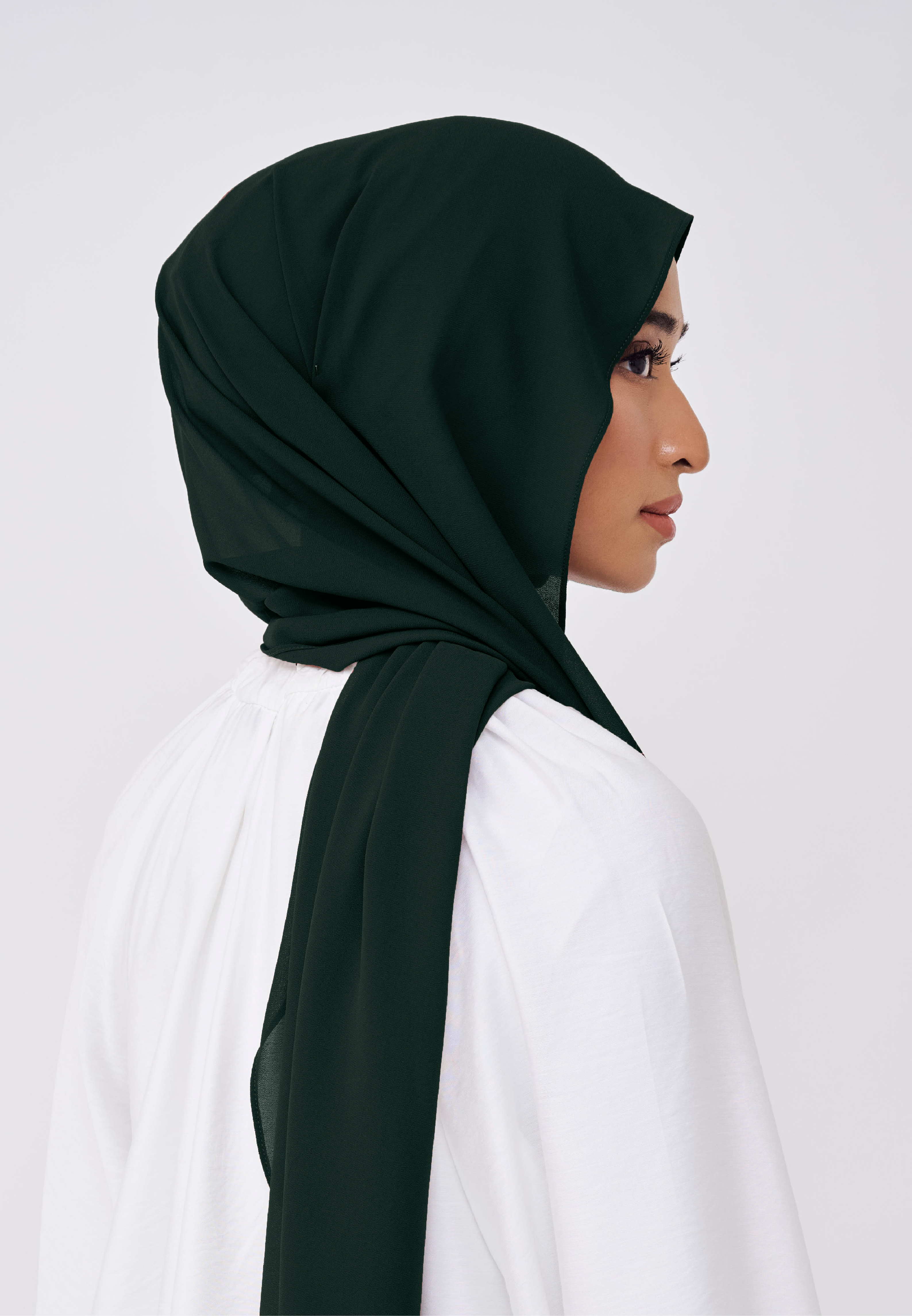 NADINE LOOSE SHAWL (NO INNER) - EMERALD GREEN