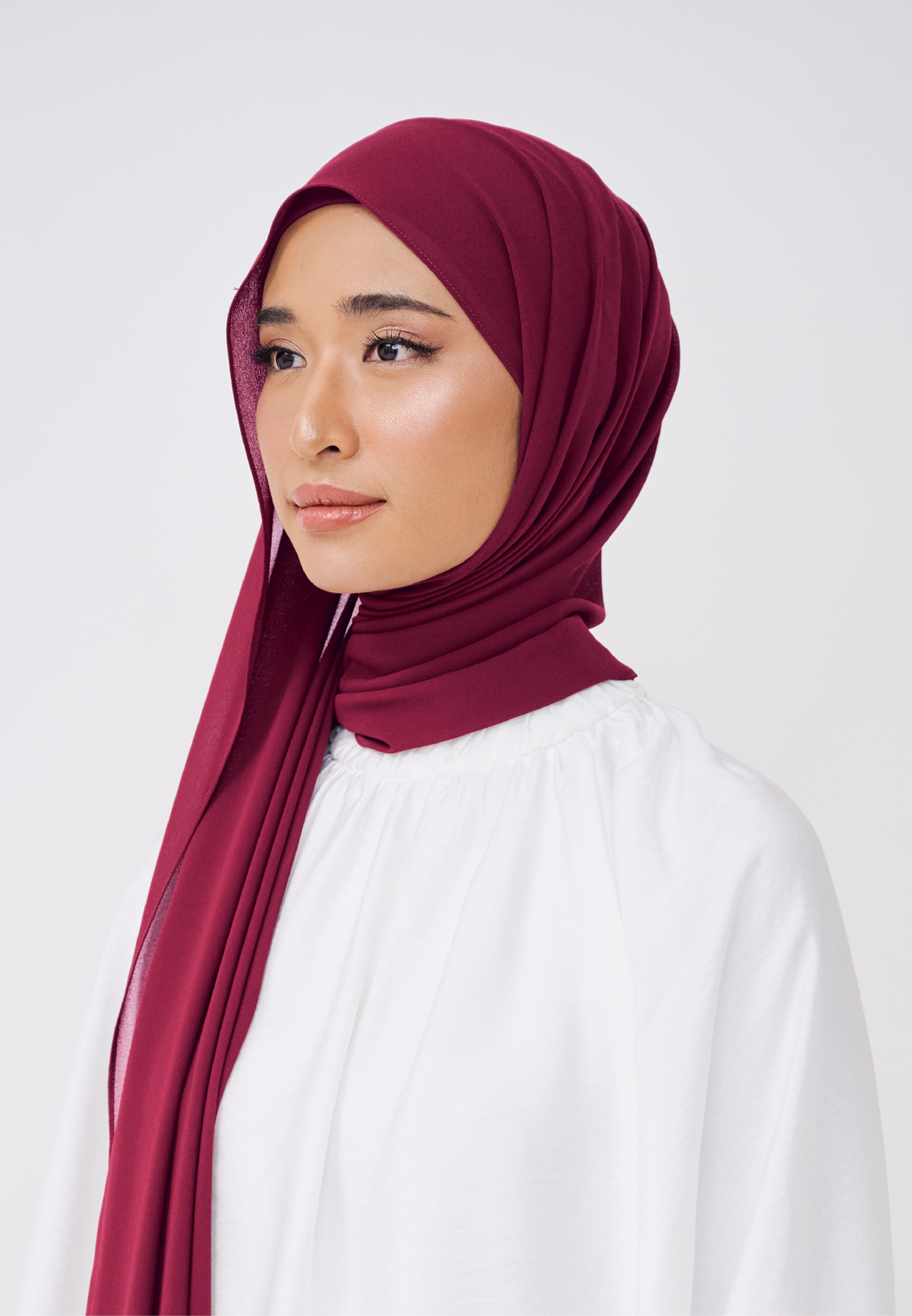 NADINE LOOSE SHAWL (NO INNER) - FUSHIA PINK