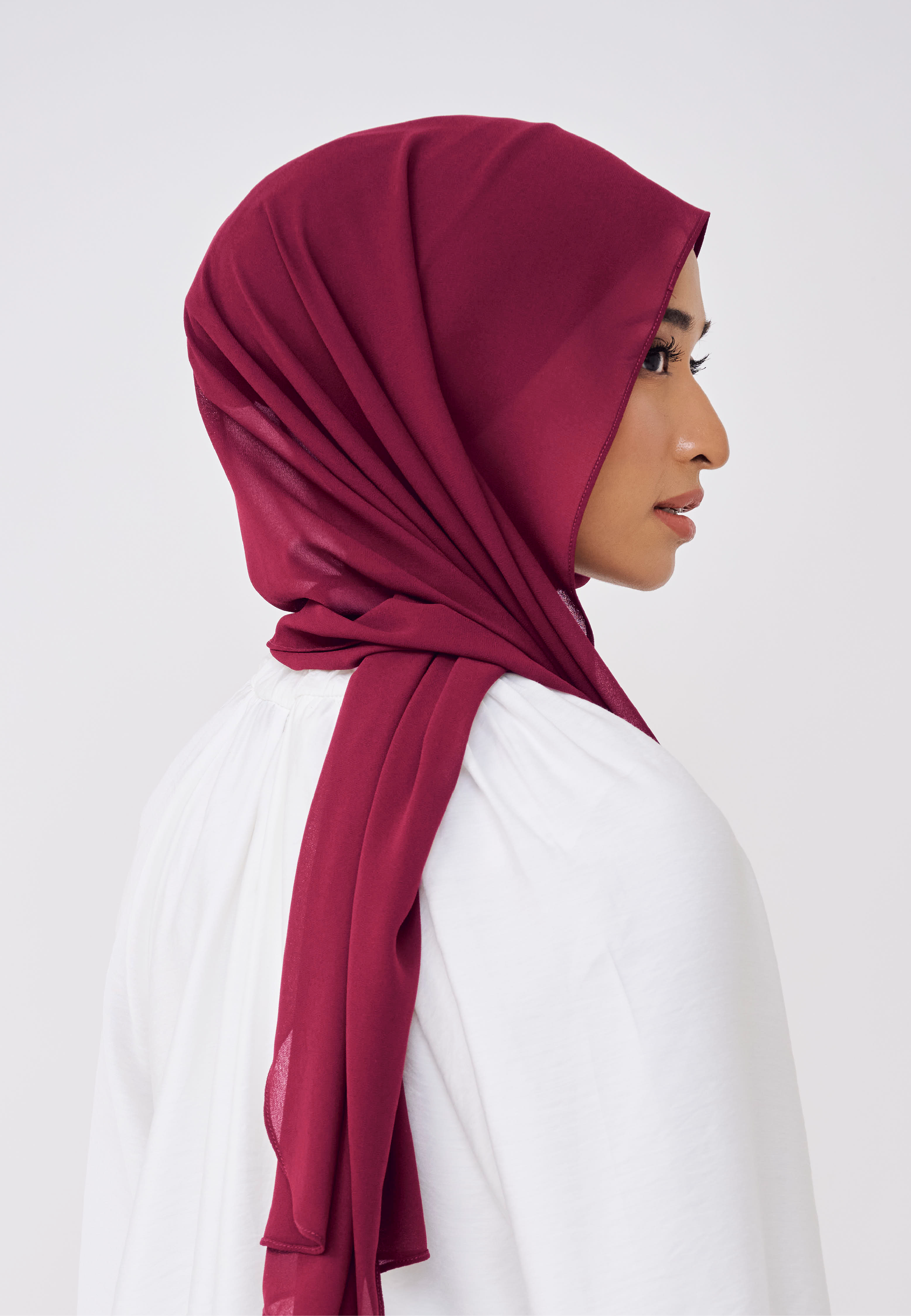 NADINE LOOSE SHAWL (NO INNER) - FUSHIA PINK