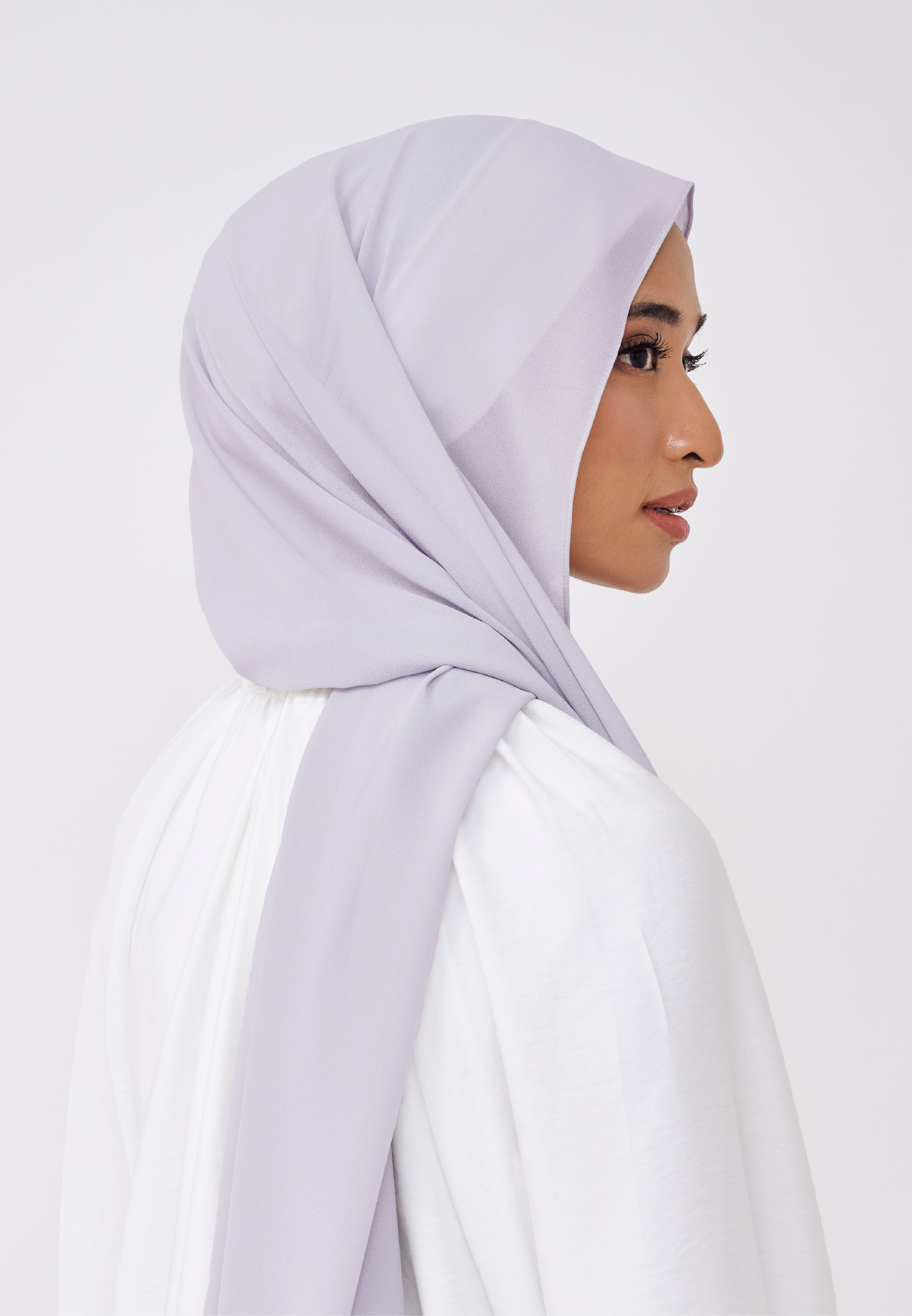 NADINE LOOSE SHAWL (NO INNER) - PASTEL LILAC