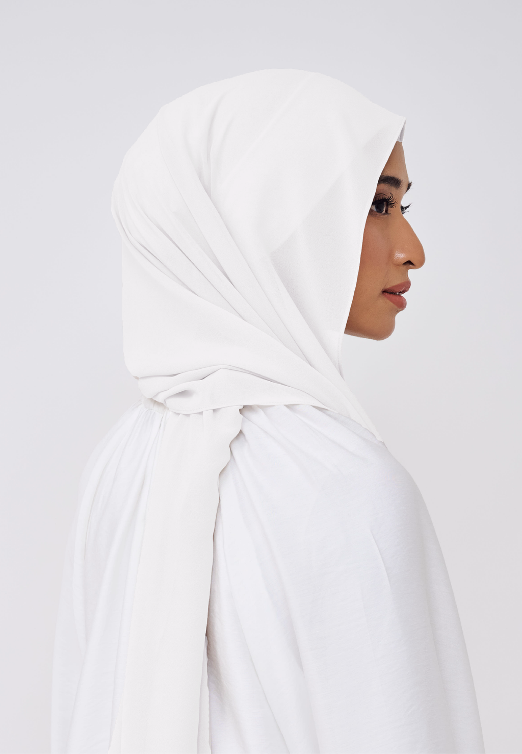 NADINE LOOSE SHAWL (NO INNER) - PEARL WHITE