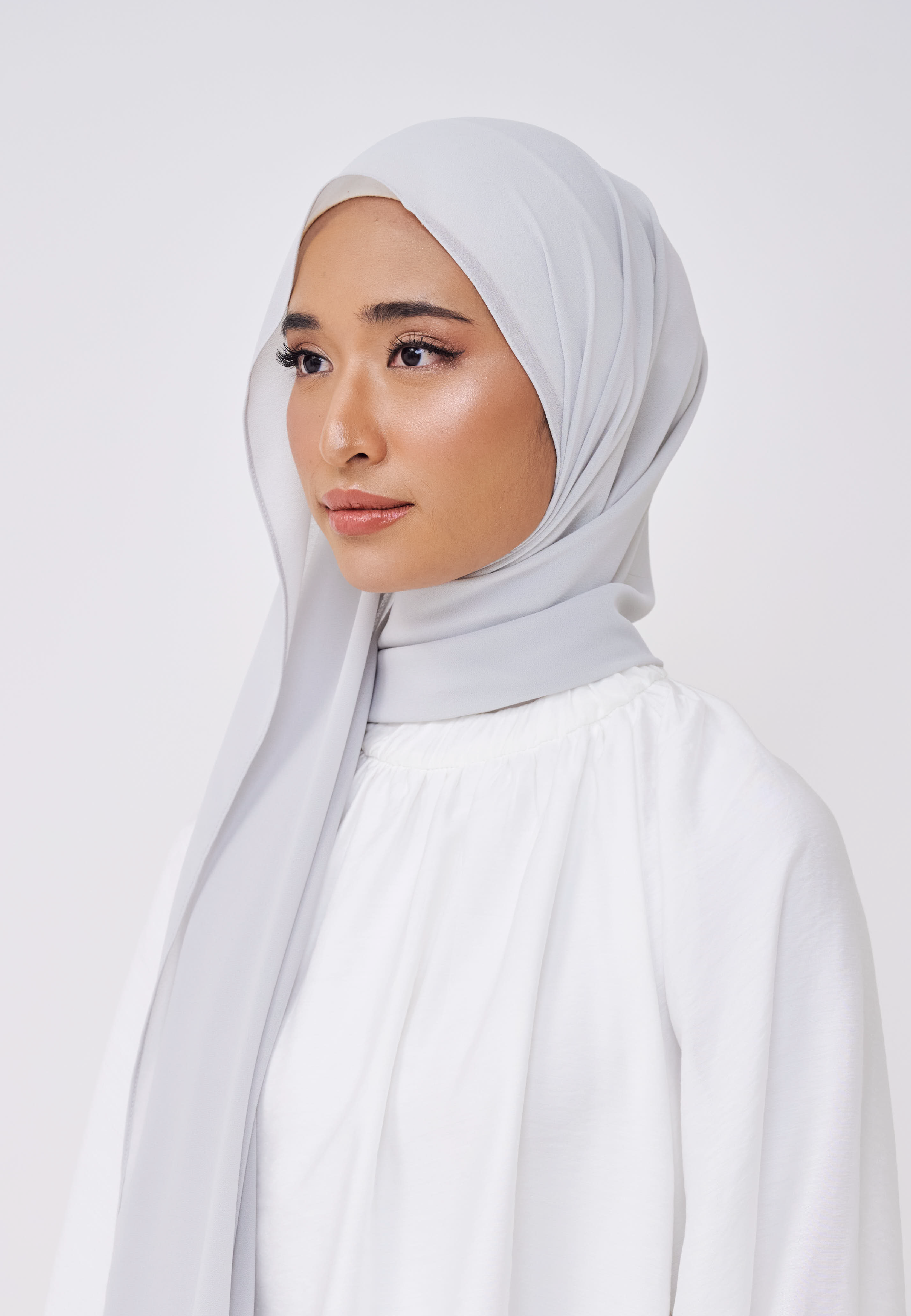 NADINE LOOSE SHAWL (NO INNER) - RHINO GREY