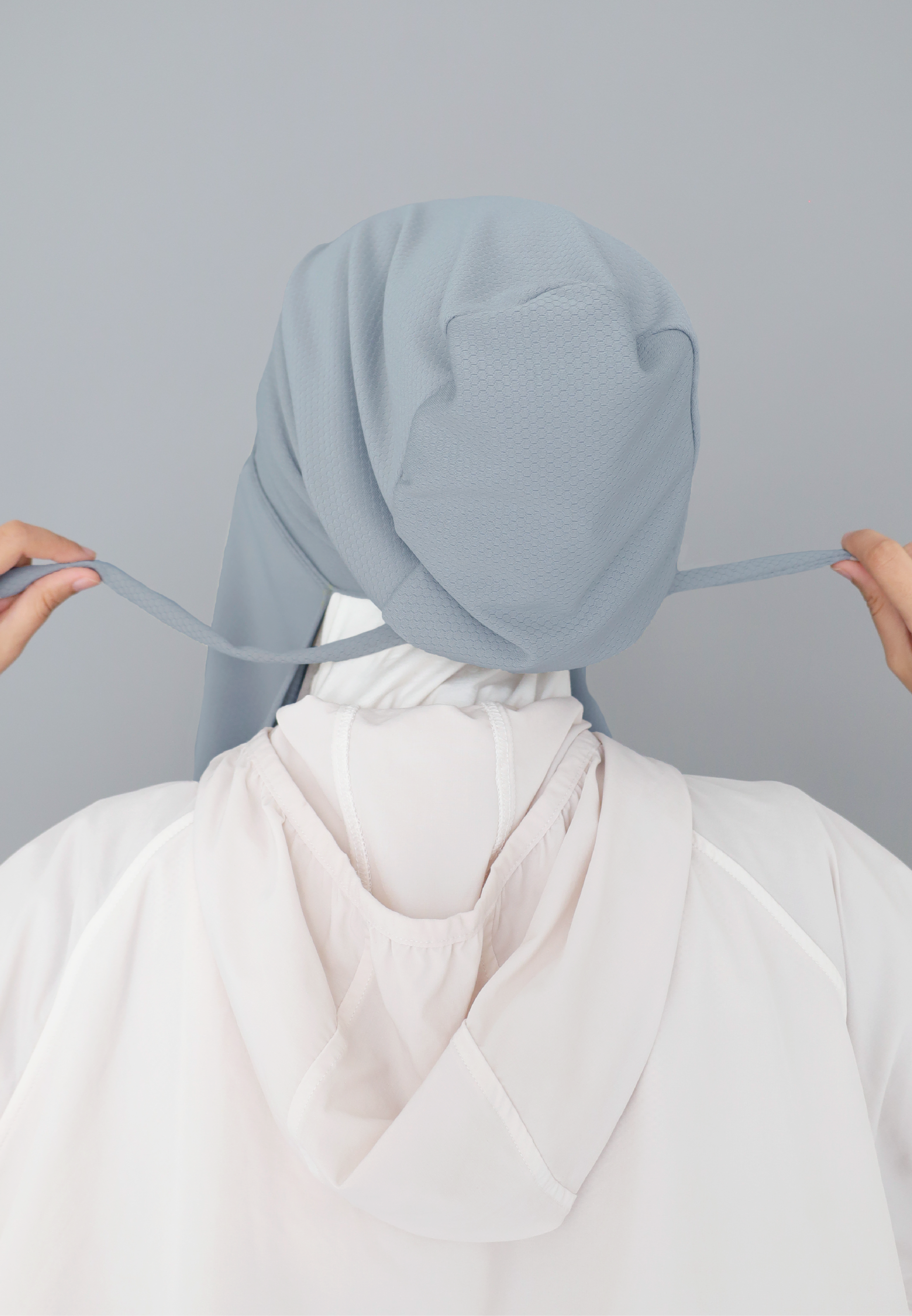 ELZA ACTIVE INSTANT HIJAB - DOLPHIN GREY