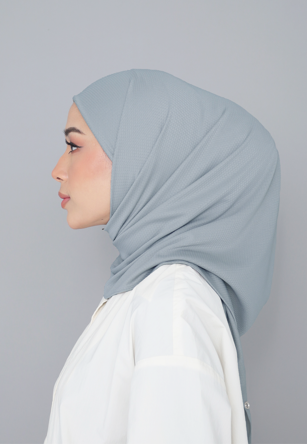 ELZA ACTIVE INSTANT HIJAB - DOLPHIN GREY