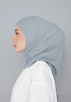 ELZA ACTIVE INSTANT HIJAB - DOLPHIN GREY