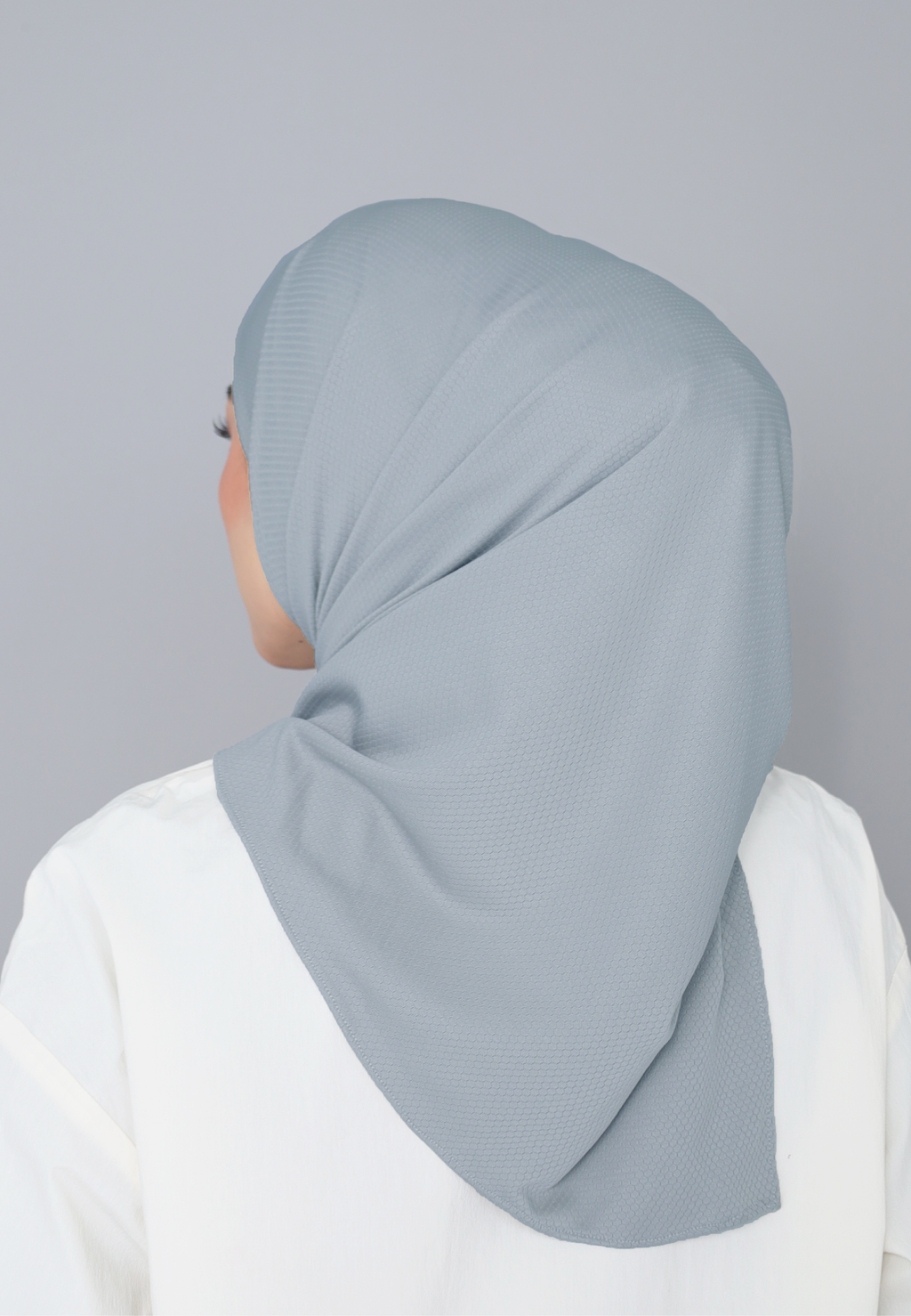 ELZA ACTIVE INSTANT HIJAB - DOLPHIN GREY