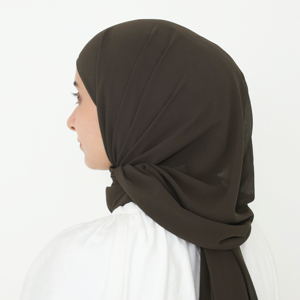 ELZA INSTANT SHAWL - MOSS GREEN