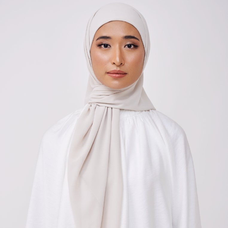 NADINE INSTANT BAWAL - WHITE BEIGE