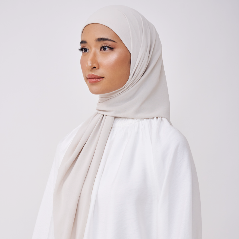 NADINE INSTANT BAWAL - WHITE BEIGE