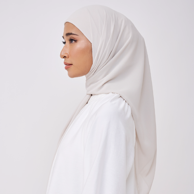NADINE INSTANT BAWAL - WHITE BEIGE