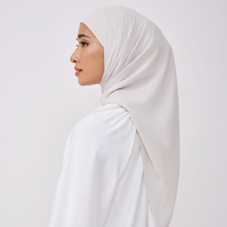 NADINE INSTANT BAWAL - WHITE BEIGE