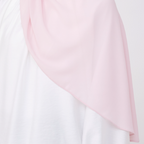 NADINE HALF MOON INSTANT SHAWL - CAMEO PINK