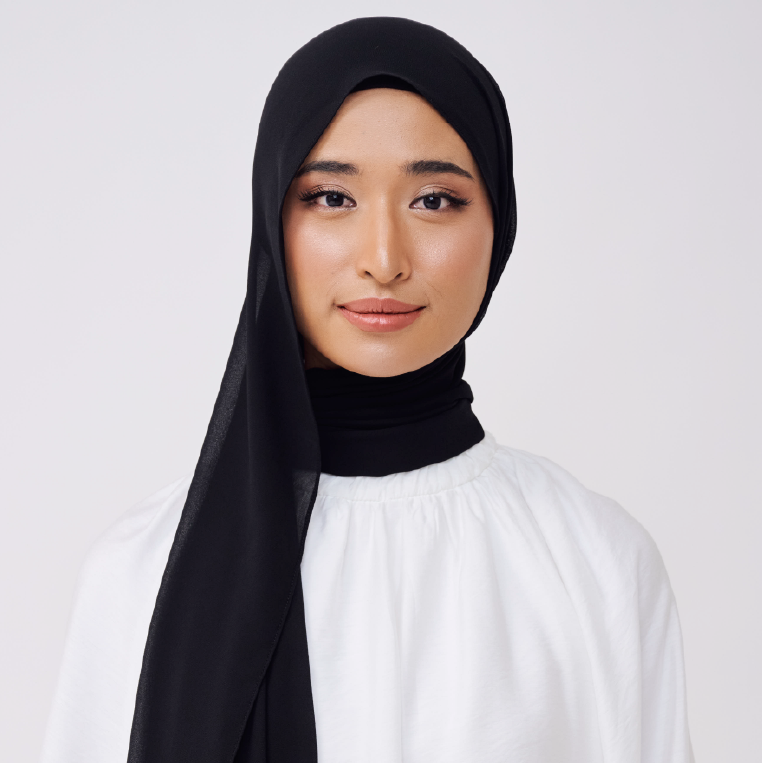 NADINE LOOSE SHAWL (NO INNER) - BLACK