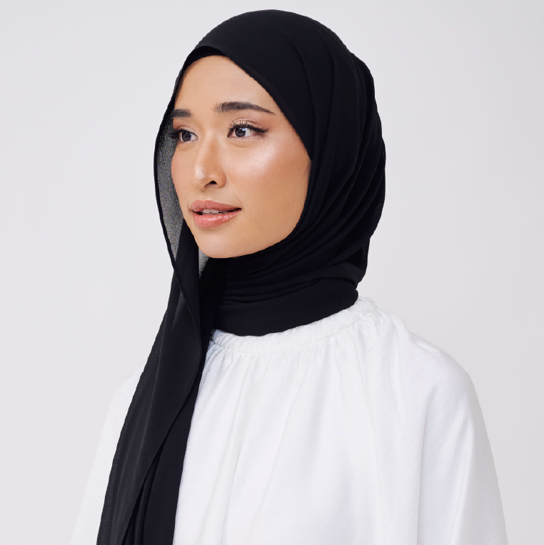 NADINE LOOSE SHAWL (NO INNER) - BLACK