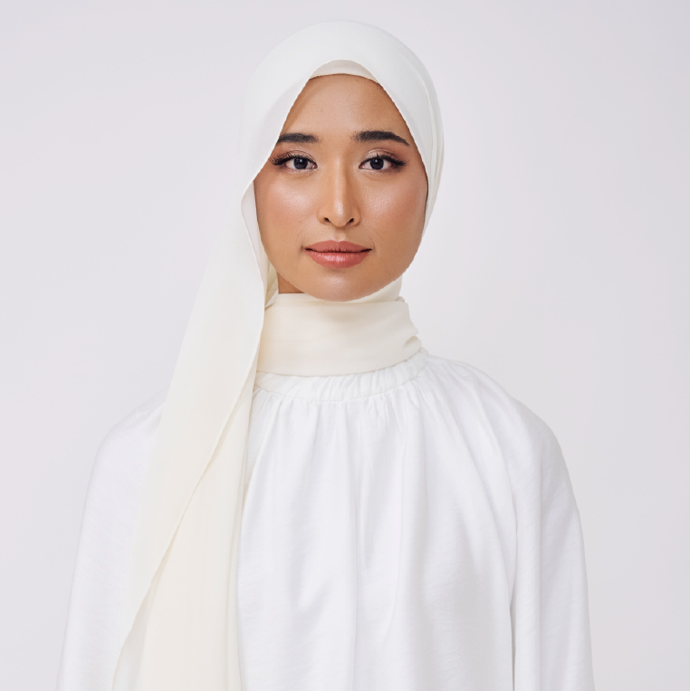 NADINE LOOSE SHAWL (NO INNER) - IVORY
