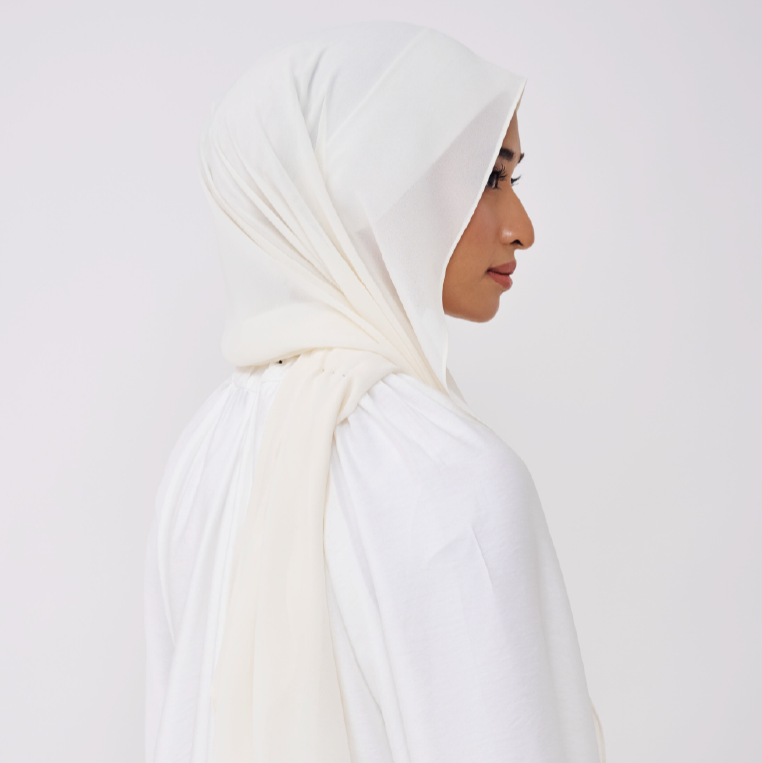 NADINE LOOSE SHAWL (NO INNER) - IVORY