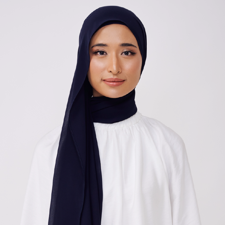 NADINE LOOSE SHAWL (NO INNER) - MARINE NAVY